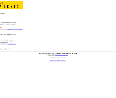 Syndesis Corporation Home Page design home interior