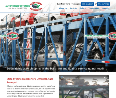 Auto Transport Carriers Dependable Auto Shippers Shipping Cars transport 2000