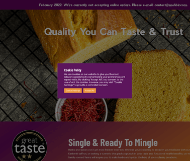 Mahbir Premium Indian Saffron; Buy Award Winning spanish saffron