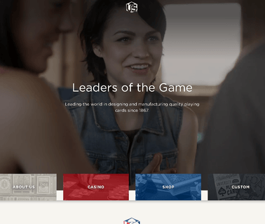 The United States Playing Card dice playing