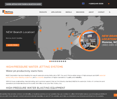 High Pressure Water Jetting Systems; Industrial application solution