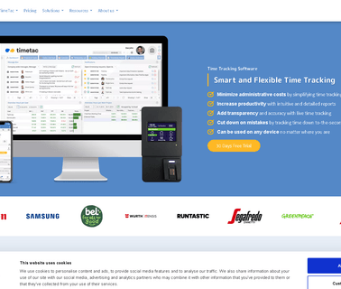 Timetac smartphone online