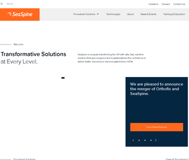 Seaspine Your Complete Spine Solution advance technologies