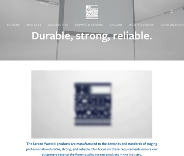 Screen Works, The video visual