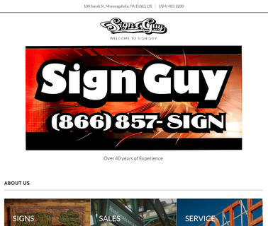 Sign Guy - Signs, Banners installation sign