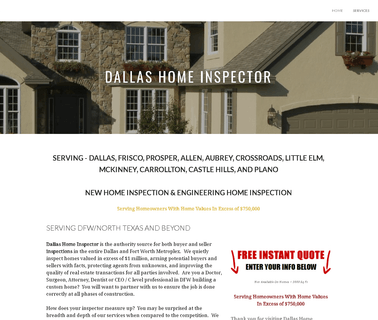 Dallas Home Inspector Inspections in Allen Prosper Frisco home inspection inspector