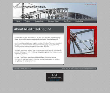 Allied Steel - Structural Steel & Miscellaneous Metal can forming machine