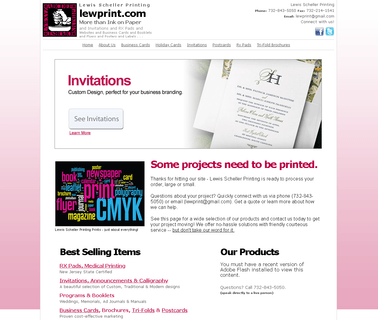 Lewis Scheller Printing  cards publishing
