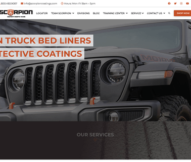 Scorpion Truck Bed Lining bed spray