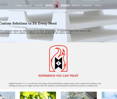 Welcome To Applied Ceramics New customer and
