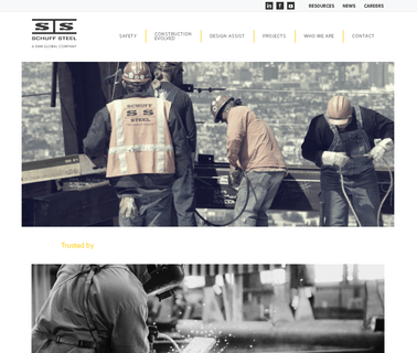 Schuff Steel Home experienced building