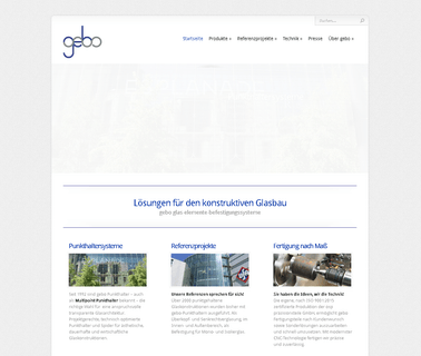 Gebo Glas Elemente Befestigungssysteme Gmbh metall glas