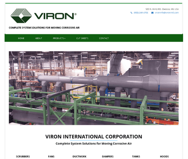 Viron International Corporation equipment iron