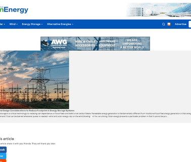 North American Clean wind equipment