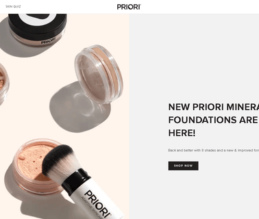 Priori Skincare body anti