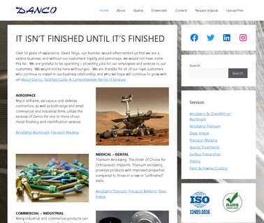 Danco Anodizing arcadia