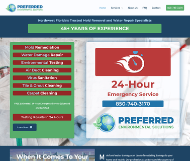 Preferred Environmental Solutions Mold Test Panama City Fl cleaning air