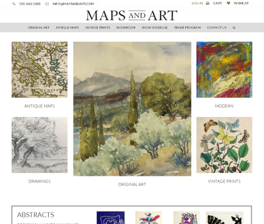 Mapsandart-Antique Maps & Works On Paper maps art