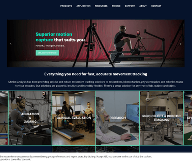 Motion Capture Camera & Software Leader; Motion 1080 camera