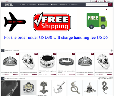 Fanssteelcom ring pendant