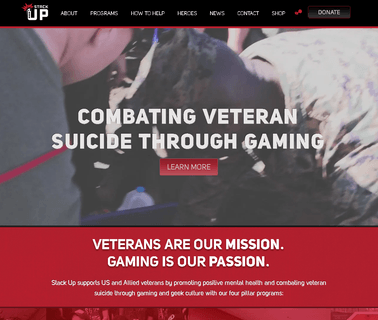 Stack-Up.Org - Military Video Game Charity 360 game