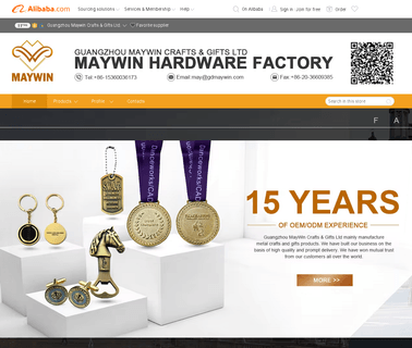 Guangzhou Maywin Crafts & Gifts badge keychain