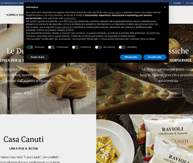 Canuti Sito Ufficiale | Pasta Fresca Surgelata fresca