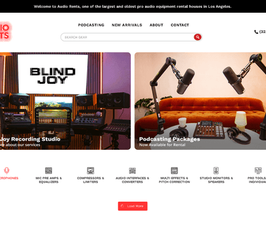 Audio Rents Pro Audio Rental Service recording gear