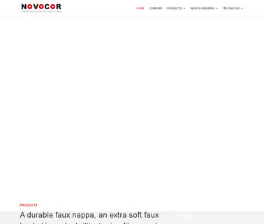 Novocor Char 8212 Synthe leather textile label