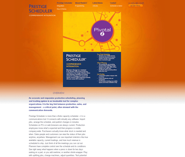Pivotal Z/Prestige Scheduler appointments scheduler