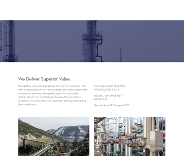 Welcome to Proindustrial  fabrication contractor