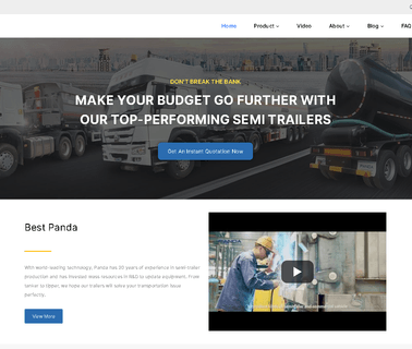 Shandong Panda Mechanical trailer agricultural