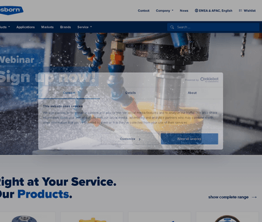 Osborn Intl abrasive machine