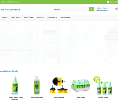 Bio-Clean Products car window glass