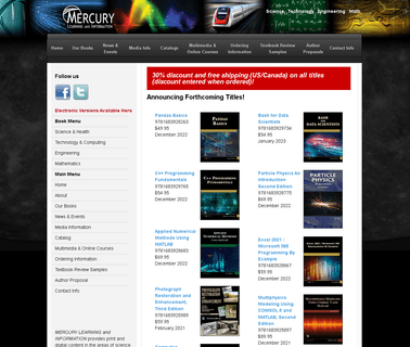 Mercury Learning and Information engineering book