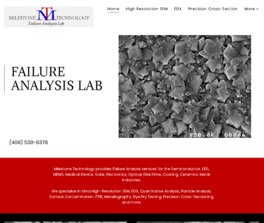 Home - Milestone Technology failure analysis analytical