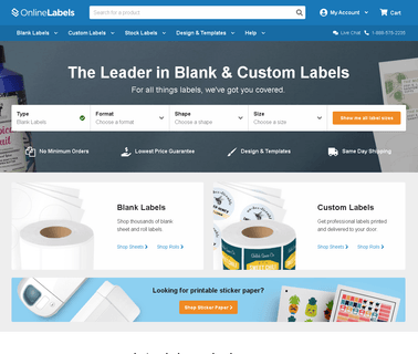 Onlinelabels.Com thermal plate