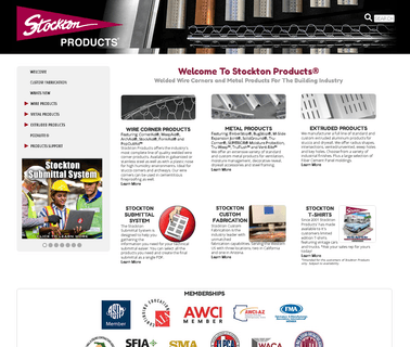 Stockton Products: Welded Wire Corners and Metal Products for the euro welded