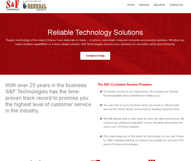 S & F Technologies Computer Technical Solutions New York voice mail systems