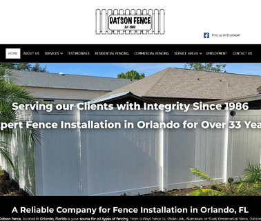 Orlando Fence By Datson Fence Comp fence