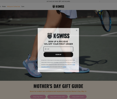 K Swiss tuxedo boys