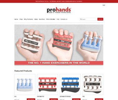 Prohandsnet cushion grip