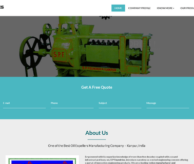 S P Foundries small machinery
