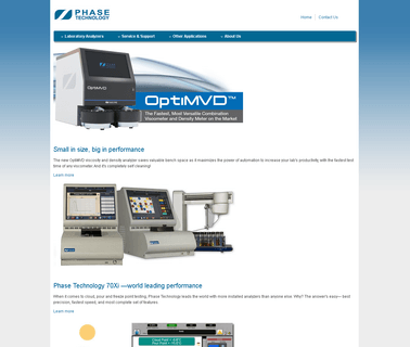 Phase Technology: Cloud Point Freeze Point Pour Point analyzer equipment