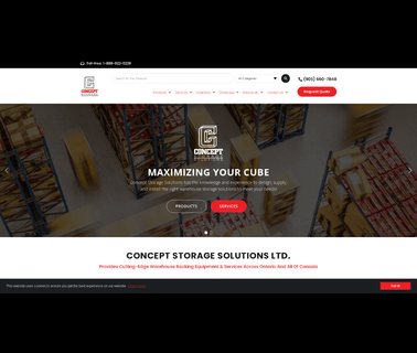 Concept Storage Solutions - Pallet Racks Shelving top canada