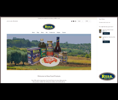 Rosa Food Products Co. family food