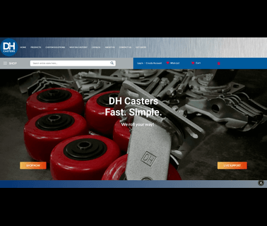 Dh Casters International heavy duty wheels and casters