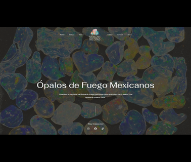 Mexican Fire Opals/Opalos De Fuego Mexicanos can and caps