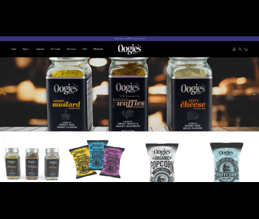 Oogies Snacks free popcorn