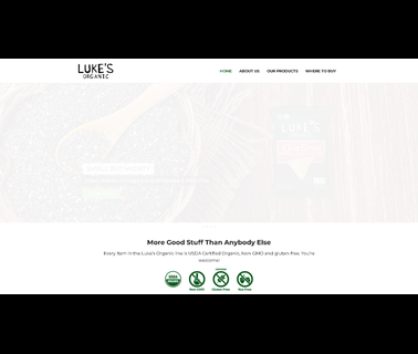 Lukes Organic free popcorn